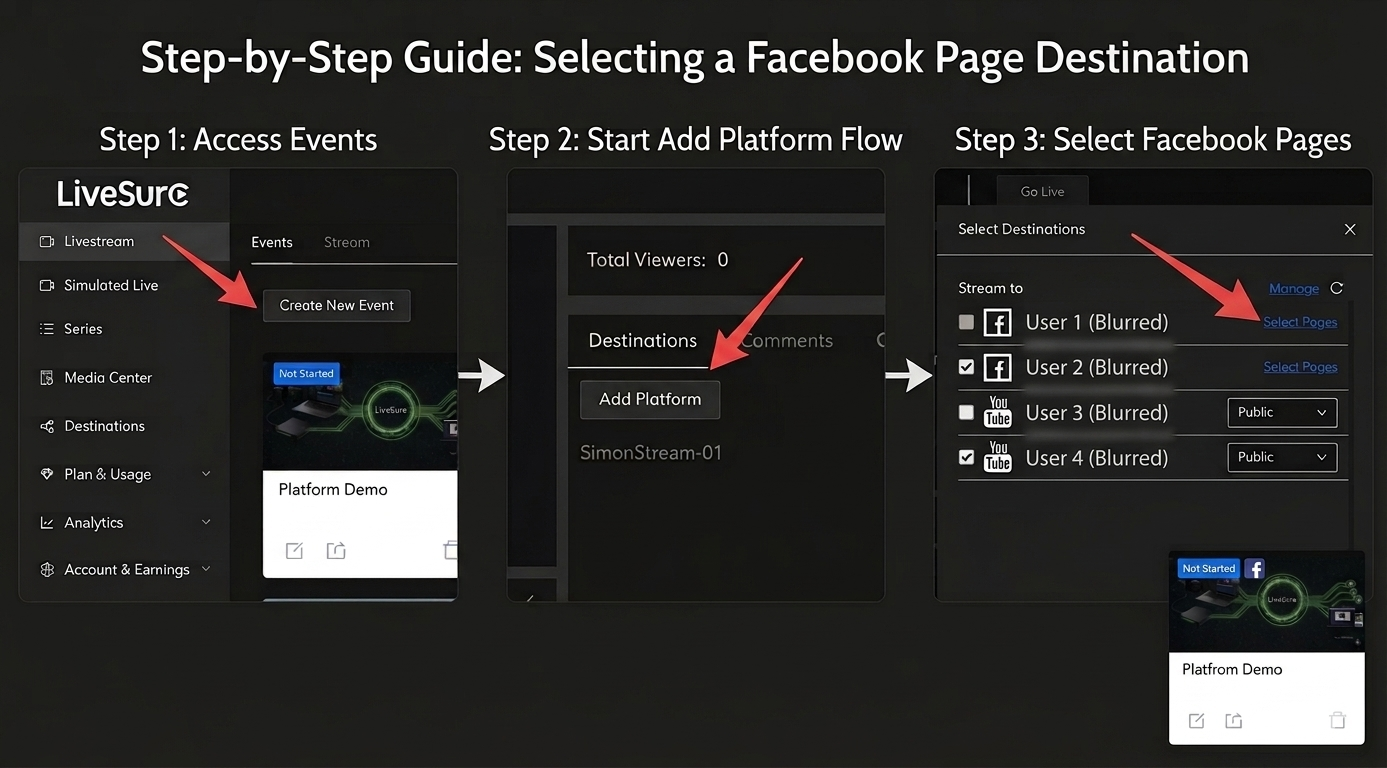 Connect FB to Event